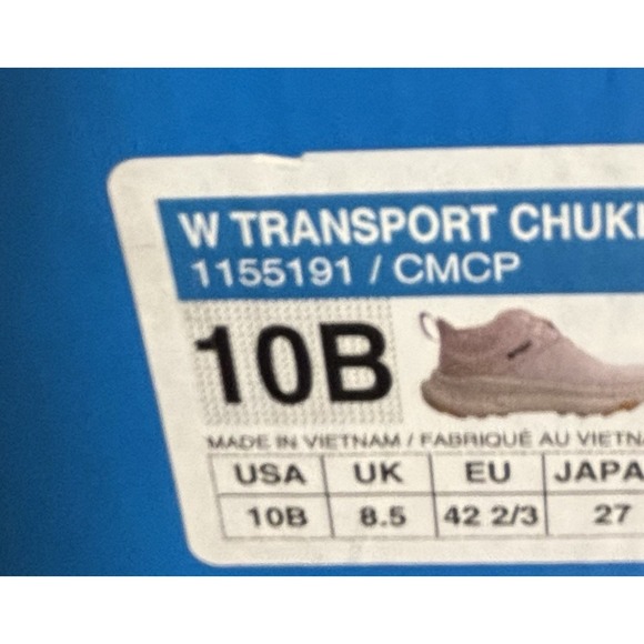 HOKA Pale Pink Women's Size 10B Transport Chukka GTX (Gore-Tex) Cloud  Excellent - Picture 7 of 7